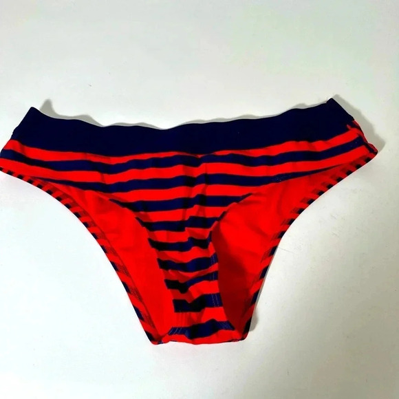 Aerie Striped Bikini Bottom - Picture 1 of 3